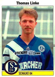 Cromo Thomas Linke - German Football Bundesliga 1994-1995 - Panini