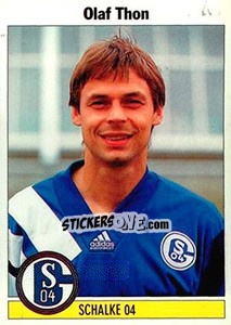 Sticker Olaf Thon - German Football Bundesliga 1994-1995 - Panini