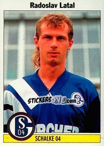 Sticker Radoslav Latal - German Football Bundesliga 1994-1995 - Panini