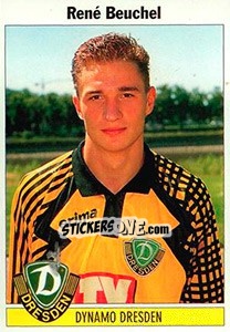Sticker Rene Beuchel - German Football Bundesliga 1994-1995 - Panini