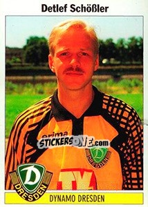 Cromo Detlef Schößler - German Football Bundesliga 1994-1995 - Panini