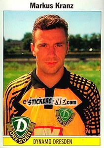 Sticker Markus Kranz - German Football Bundesliga 1994-1995 - Panini