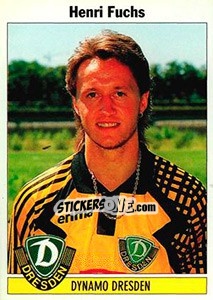 Sticker Henri Fuchs - German Football Bundesliga 1994-1995 - Panini