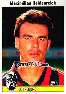 Cromo Maximilian Heidenreich - German Football Bundesliga 1994-1995 - Panini
