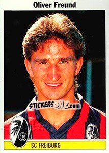 Sticker Oliver Freund - German Football Bundesliga 1994-1995 - Panini