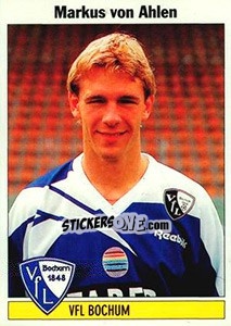 Cromo Markus von Ahlen - German Football Bundesliga 1994-1995 - Panini