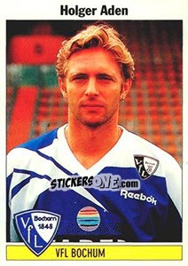 Cromo Holger Aden - German Football Bundesliga 1994-1995 - Panini