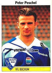 Cromo Peter Peschel - German Football Bundesliga 1994-1995 - Panini