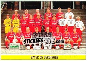 Figurina Mannschaftsbild - German Football Bundesliga 1994-1995 - Panini