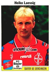 Cromo Heiko Laessig - German Football Bundesliga 1994-1995 - Panini