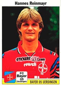 Sticker Hannes Reinmayr - German Football Bundesliga 1994-1995 - Panini