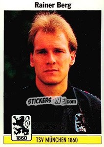 Sticker Rainer Berg - German Football Bundesliga 1994-1995 - Panini