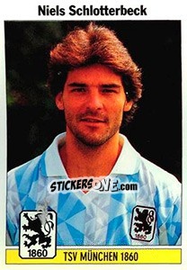 Sticker Niels Schlotterbeck - German Football Bundesliga 1994-1995 - Panini