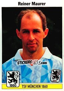 Sticker Rainer Maurer - German Football Bundesliga 1994-1995 - Panini