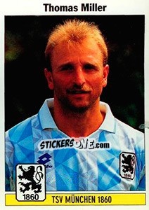 Cromo Thomas Miller - German Football Bundesliga 1994-1995 - Panini
