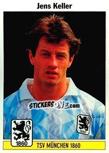 Sticker Jens Keller - German Football Bundesliga 1994-1995 - Panini