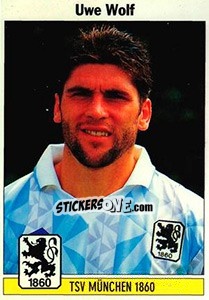 Cromo Uwe Wolf - German Football Bundesliga 1994-1995 - Panini