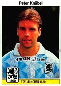Cromo Peter Knäbel - German Football Bundesliga 1994-1995 - Panini