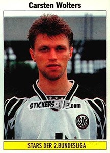 Sticker Carsten Wolters (Wattenscheid 09) - German Football Bundesliga 1994-1995 - Panini