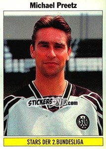 Sticker Michael Preetz (Wattenscheid 09) - German Football Bundesliga 1994-1995 - Panini