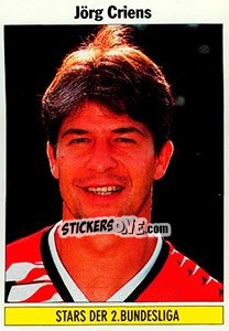 Cromo Jörg Criens (1. FC Nürnberg) - German Football Bundesliga 1994-1995 - Panini