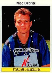 Sticker Nico Däbritz (VfB Leipzig) - German Football Bundesliga 1994-1995 - Panini