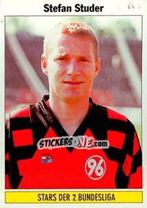 Sticker Stefan Studer (Hannover 96) - German Football Bundesliga 1994-1995 - Panini