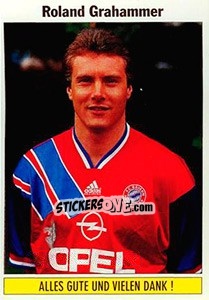 Figurina Roland Grahammer (Fc Bayern München) - German Football Bundesliga 1994-1995 - Panini