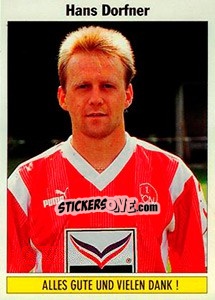 Sticker Hans Dorfner (1. FC Nürnberg)