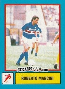 Sticker Roberto Mancini - Supercampioni 1988
 n. 25 - Vallardi