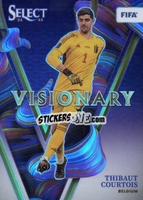 Sticker Thibaut Courtois - Select FIFA Soccer 2022-2023
 n. V17 - Panini