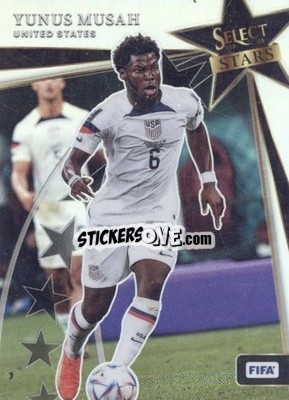 Sticker Yunus Musah - Select FIFA Soccer 2022-2023
 n. SS17 - Panini