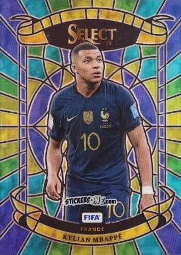 Figurina Kylian Mbappe - Select FIFA Soccer 2022-2023
 n. SG8 - Panini