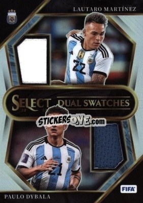 Cromo Lautaro Martinez / Paulo Dybala - Select FIFA Soccer 2022-2023
 - Panini