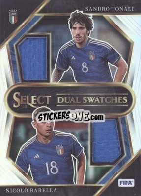Sticker Nicolo Barella / Sandro Tonali - Select FIFA Soccer 2022-2023
 - Panini