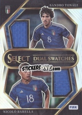 Sticker Nicolo Barella / Sandro Tonali - Select FIFA Soccer 2022-2023
 n. DS-ITA - Panini