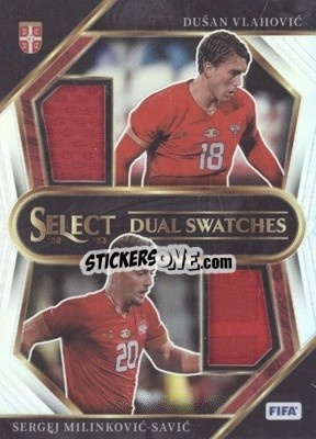 Sticker Dusan Vlahovic / Sergej Milinkovic-Savic - Select FIFA Soccer 2022-2023
 n. DS-SER - Panini