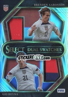 Sticker Brenden Aaronson / Gio Reyna - Select FIFA Soccer 2022-2023
 - Panini