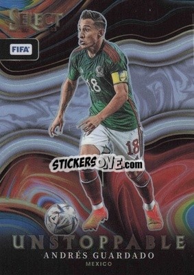 Sticker Andres Guardado - Select FIFA Soccer 2022-2023
 n. U9 - Panini