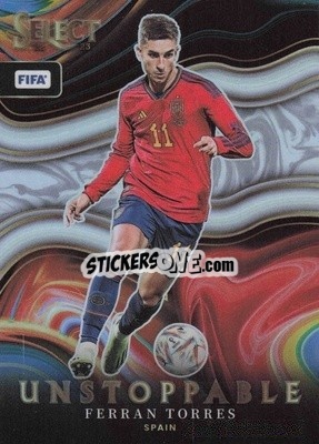 Figurina Ferran Torres - Select FIFA Soccer 2022-2023
 - Panini