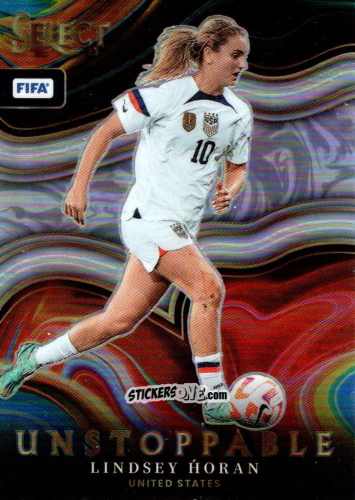 Cromo Lindsey Horan - Select FIFA Soccer 2022-2023
 n. U18 - Panini