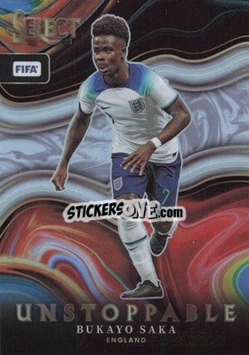 Sticker Bukayo Saka - Select FIFA Soccer 2022-2023
 - Panini