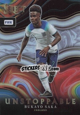 Sticker Bukayo Saka - Select FIFA Soccer 2022-2023
 n. U22 - Panini