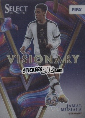 Sticker Jamal Musiala - Select FIFA Soccer 2022-2023
 n. V8 - Panini