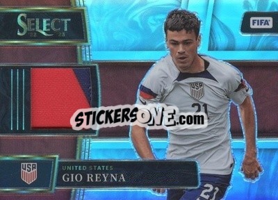 Sticker Gio Reyna - Select FIFA Soccer 2022-2023
 - Panini