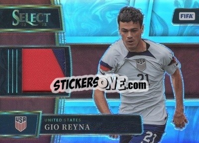 Sticker Gio Reyna - Select FIFA Soccer 2022-2023
 n. SM-GRA - Panini