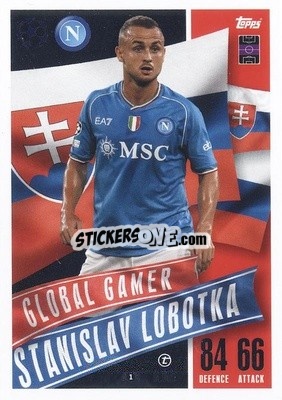 Sticker Stanislav Lobotka - UEFA Champions League & Europa League 2023-2024. Match Attax Extra
 n. 212 - Topps
