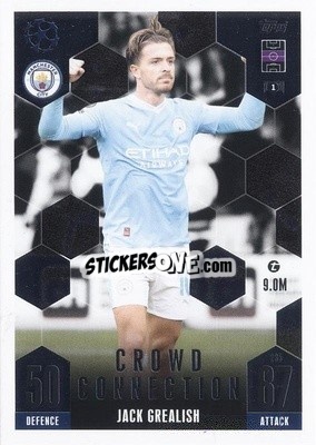 Sticker Jack Grealish - UEFA Champions League & Europa League 2023-2024. Match Attax Extra
 - Topps