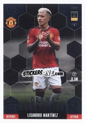 Sticker Lisandro Martínez - UEFA Champions League & Europa League 2023-2024. Match Attax Extra
 n. 237 - Topps