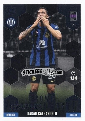 Sticker Hakan Çalhanoğlu - UEFA Champions League & Europa League 2023-2024. Match Attax Extra
 n. 249 - Topps